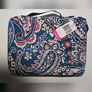 NWT Vera Bradley Haymarket Paisley Jewel Tablet Organizer - Blue Floral